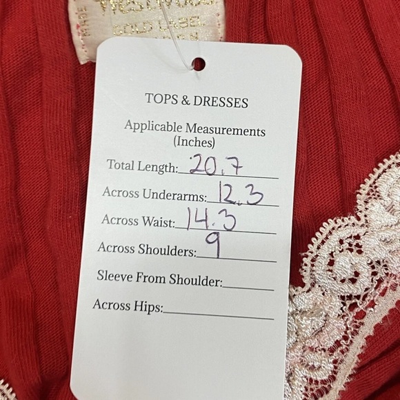 vintage Vivienne westwood red lace cami tank top with the orb  logo - Picture 2 of 4